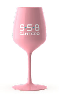 Santero wineglas "rosa"