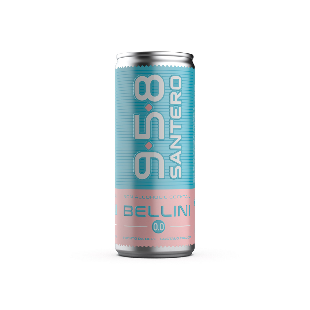 Santero 958 non alcohol Bellini can 0,25 0.0%