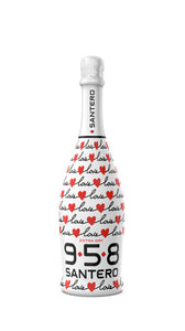 958 Santero "Love" spumante bianco extra dry 11,5% 0,75 -NIEUW 2024-