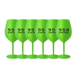 Santero wineglas "Green"