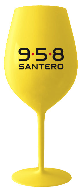 Santero wineglas -yellow-