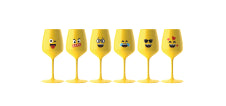 Santero wineglas "emoji"